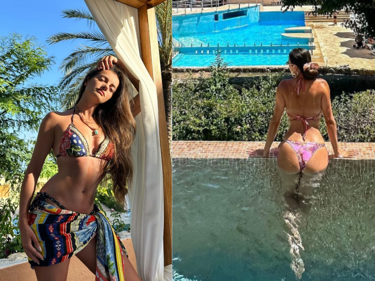 Natalia Janoszek in Boho Bikini