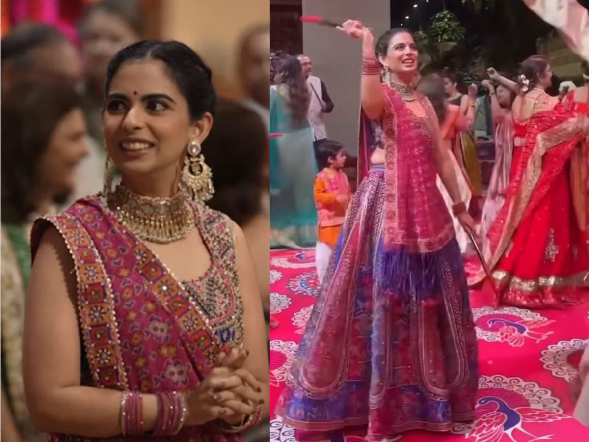 Isha Ambani Garba Outfit