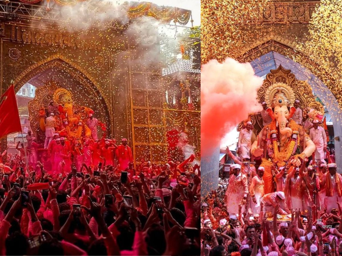 Ganesh Visarjan of Lalbaugcha Raja