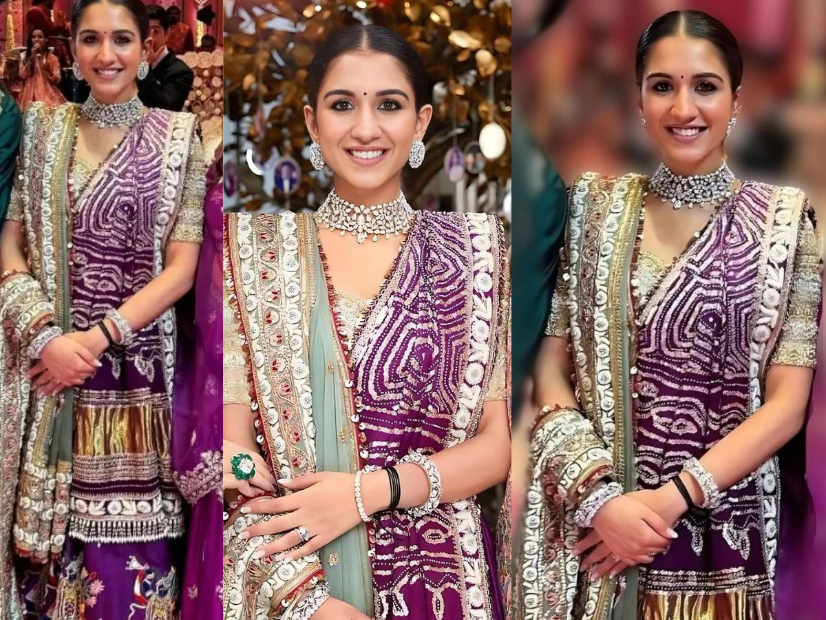 Radhika Merchant Garba Night Outfit