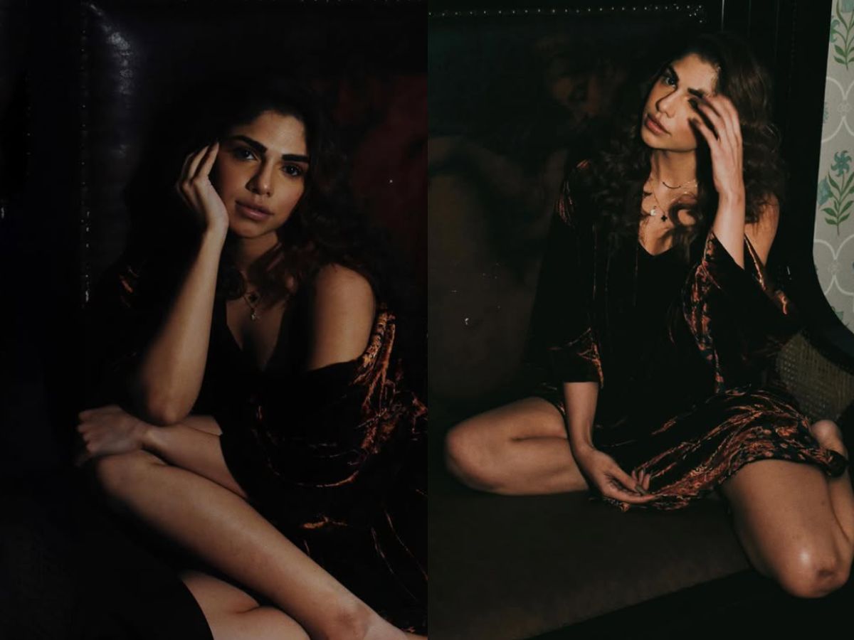 Sharmin Segal in Velvet Glam