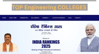 NIRF Ranking 2025 OUT at nirfindia.org: Check Full List of Top Engineering Colleges in India