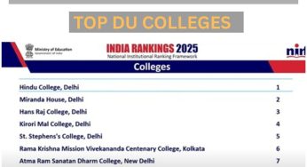 NIRF Ranking 2025 OUT at nirfindia.org: Check Full List of Top Delhi University Colleges