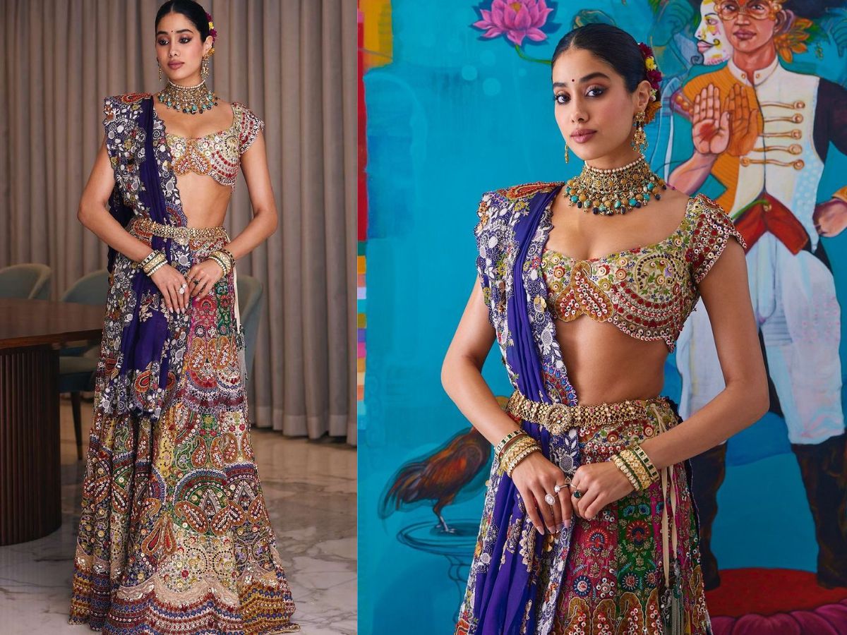 Janhvi Kapoor Chaniya Choli Idea for Garba Night