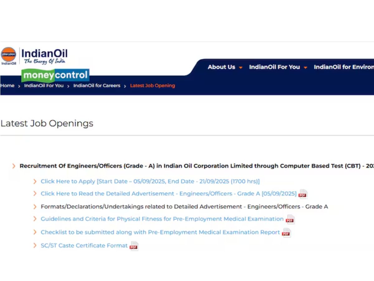 IOCL Recruitment 2025: How to Apply Online for Engineer Posts, Eligibility Criteria, Selection Process & More