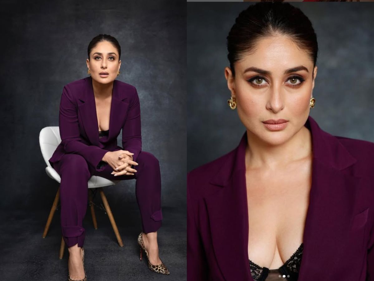 Kareena Kapoor in Purple Suit