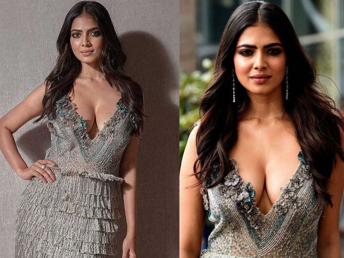 Malavika Mohanan in Mini Dress