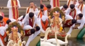 Viral Video Captures Ganesh Visarjan In UK River: Netizens Are Both Amazed And Concerned