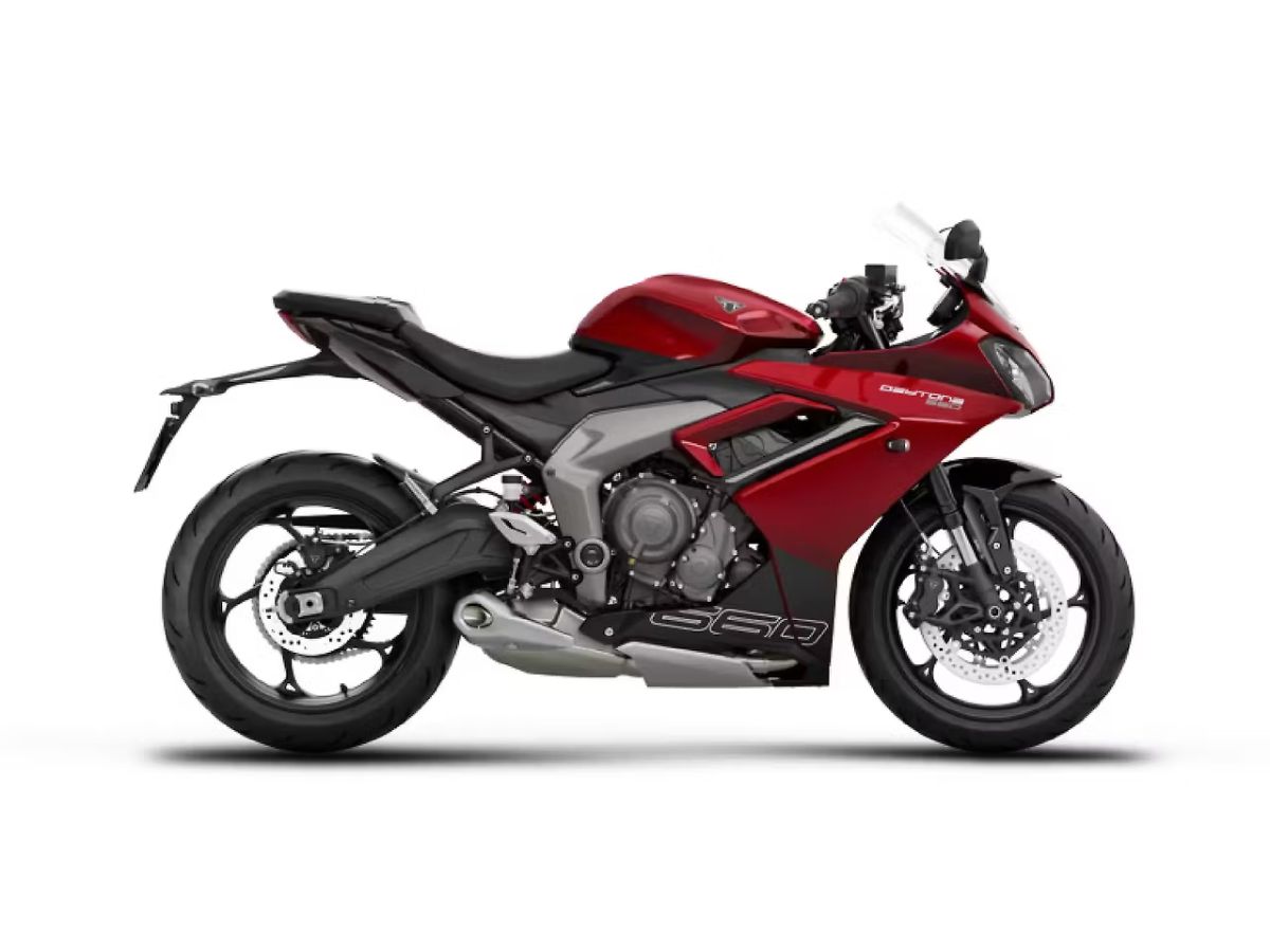 Triumph Daytona 660 (95hp/201kg) – 472.63hp/tonne