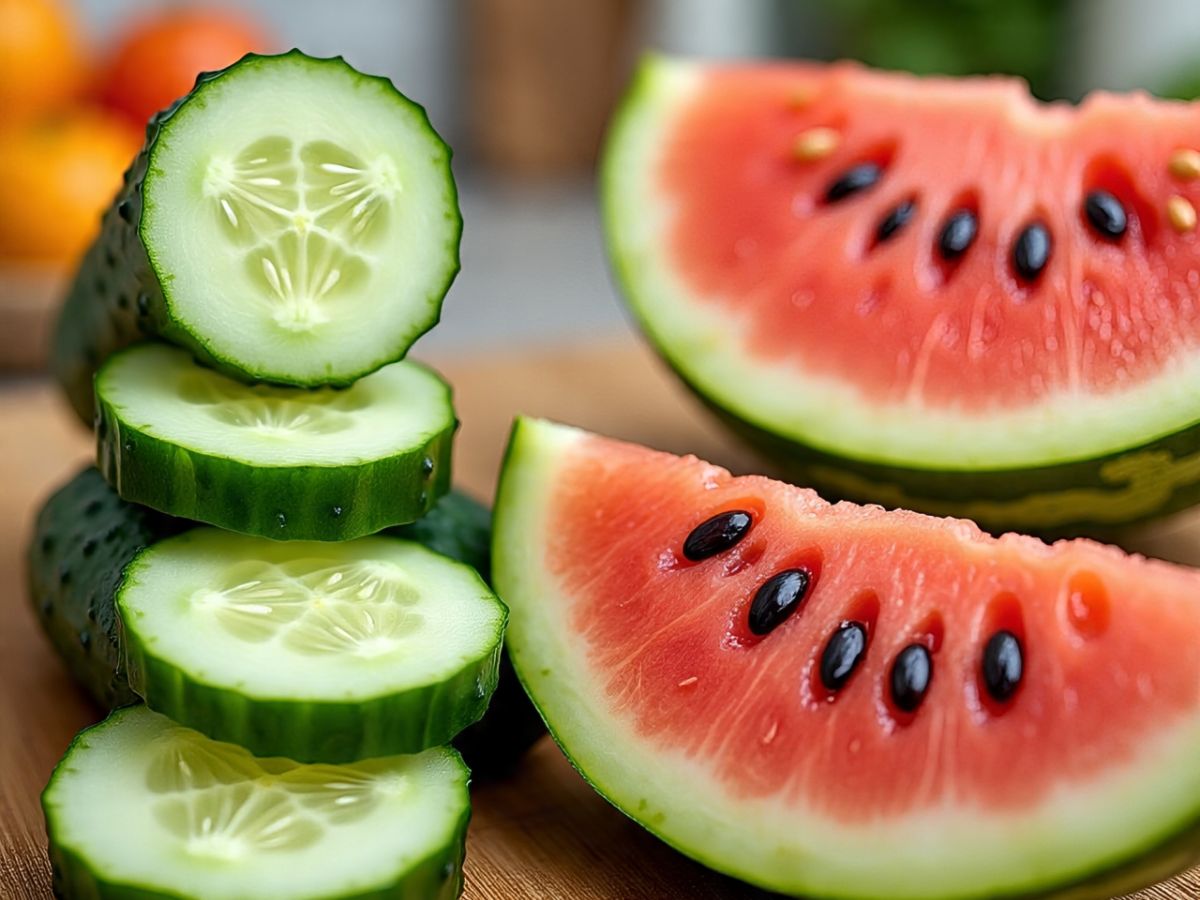 Cucumbers Contain More Water Than Watermelon