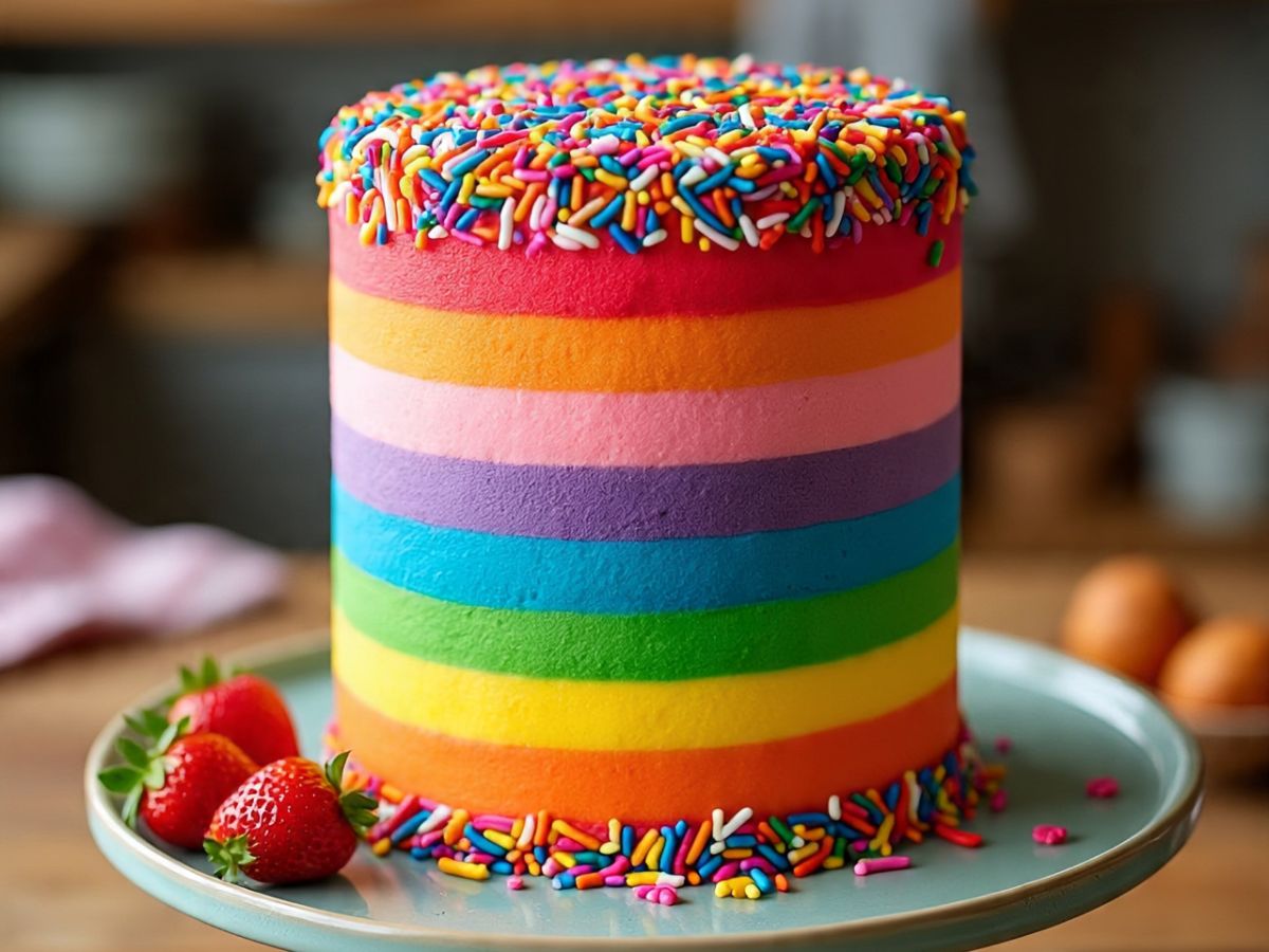 Rainbow Sprinkle Cake