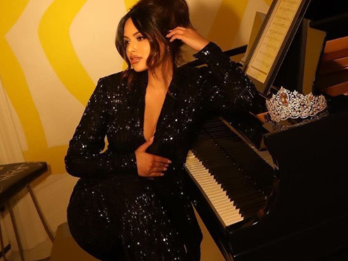 Black Sequin Jumpsuit