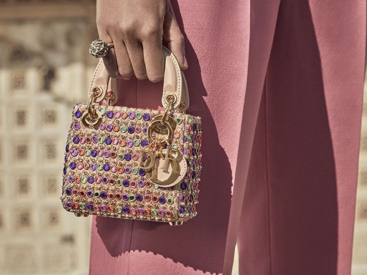 Lady Dior with Unique Embellishments or Textures