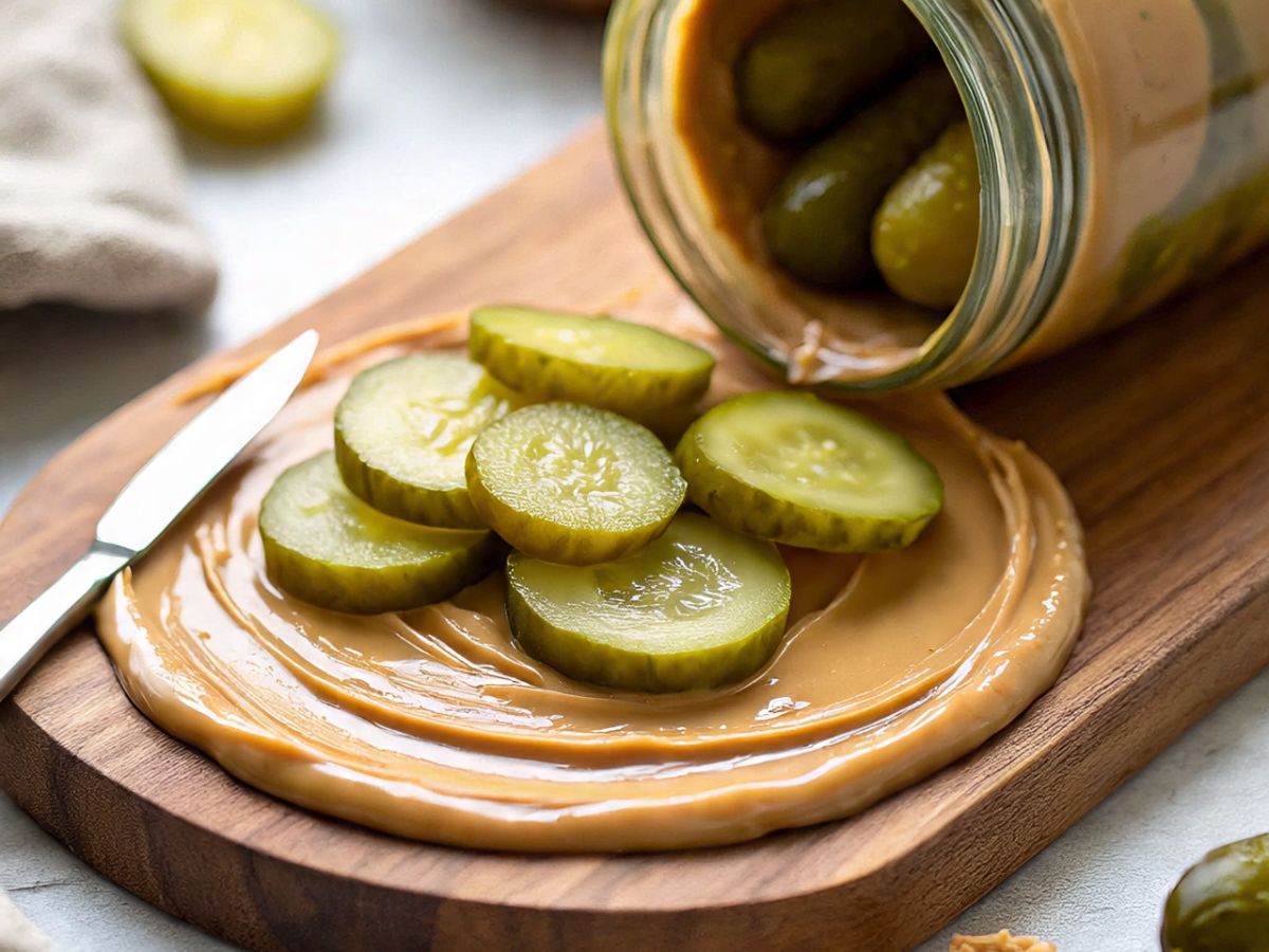 Peanut butter and pickles