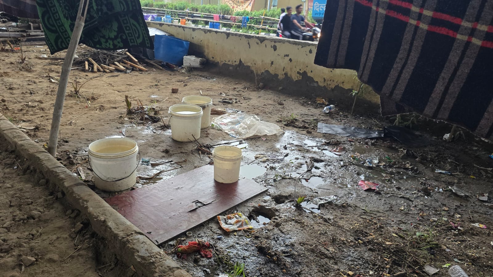 Unhygienic conditions in relief camps, where newborns, pregnant women, and children mainly reside.