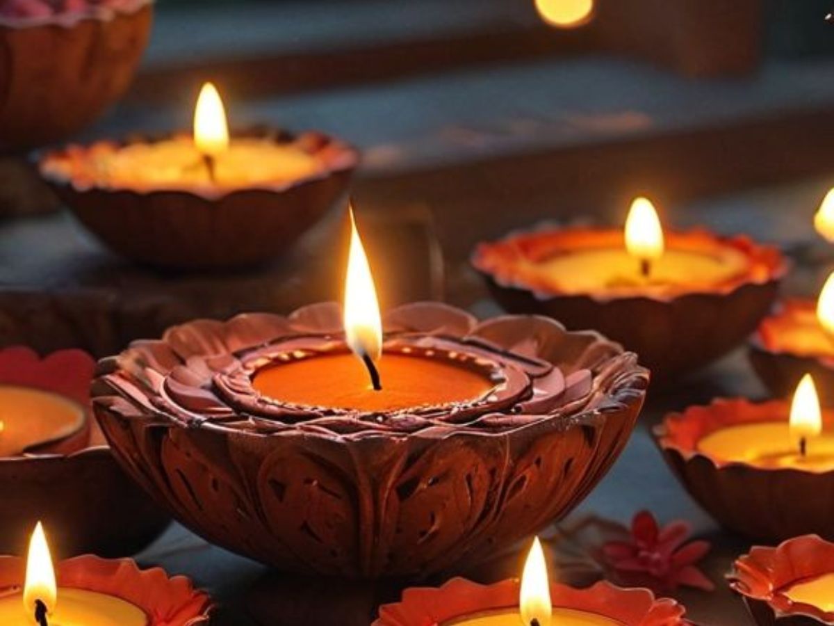 Candles and Diyas