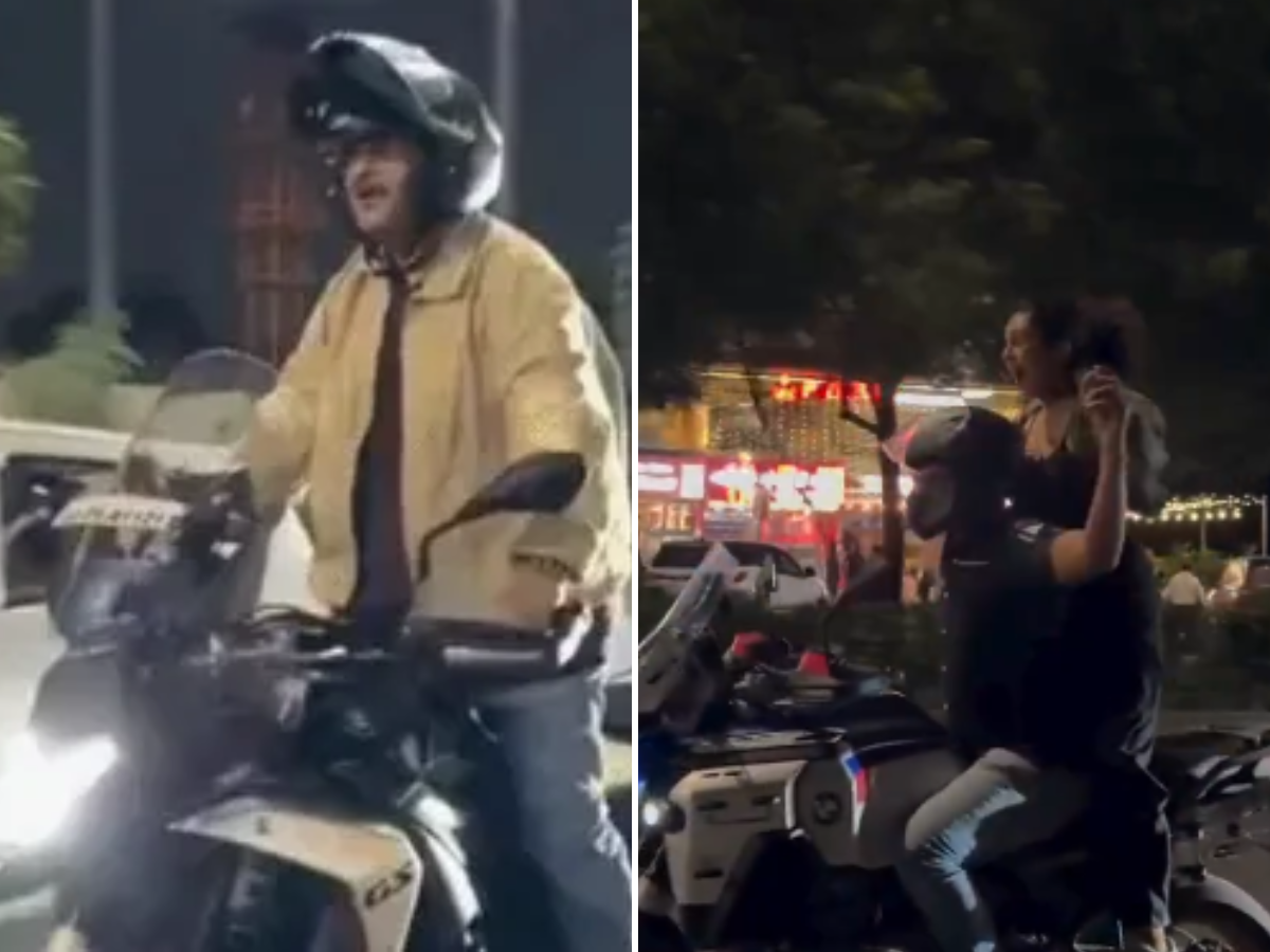 Viral video shows Tiku Talsania, Mansi Parekh, others performing stunts on Ahmedabad roads (PHOTO: X)