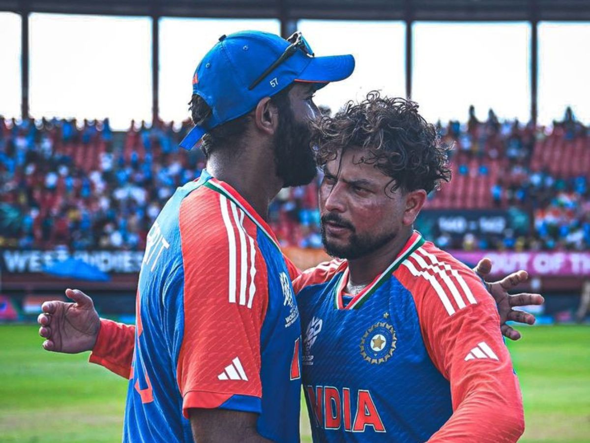 Jasprit Bumrah and Kuldeep Yadav