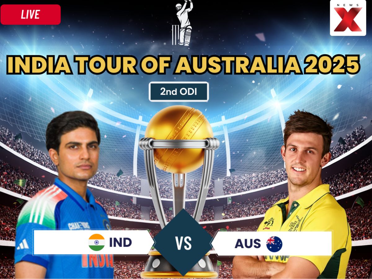 India vs Australia 2nd ODI. (Image Credit: News X)