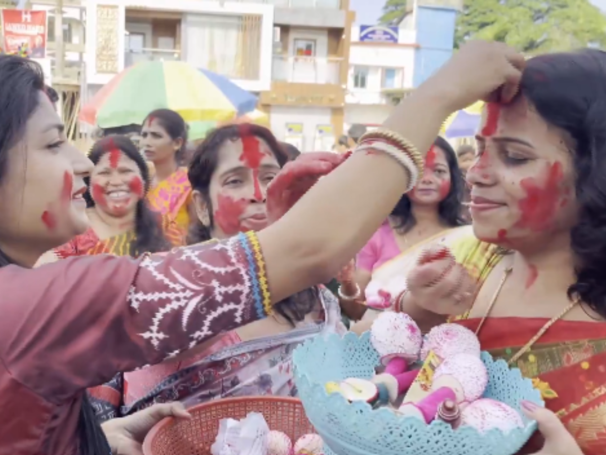 Sindoor Khela At Cooch Bihar