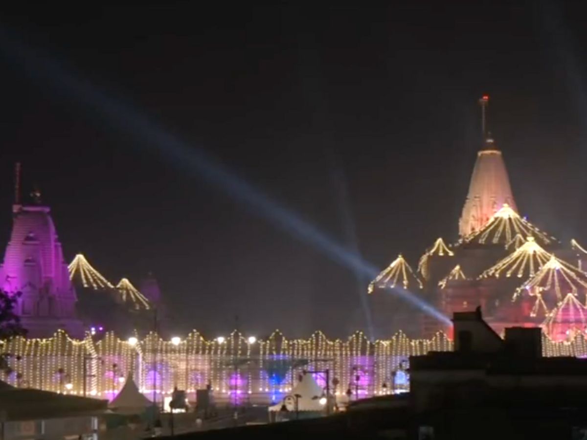 Shri Ram Janmabhoomi Temple in Ayodhya Glows for Diwali