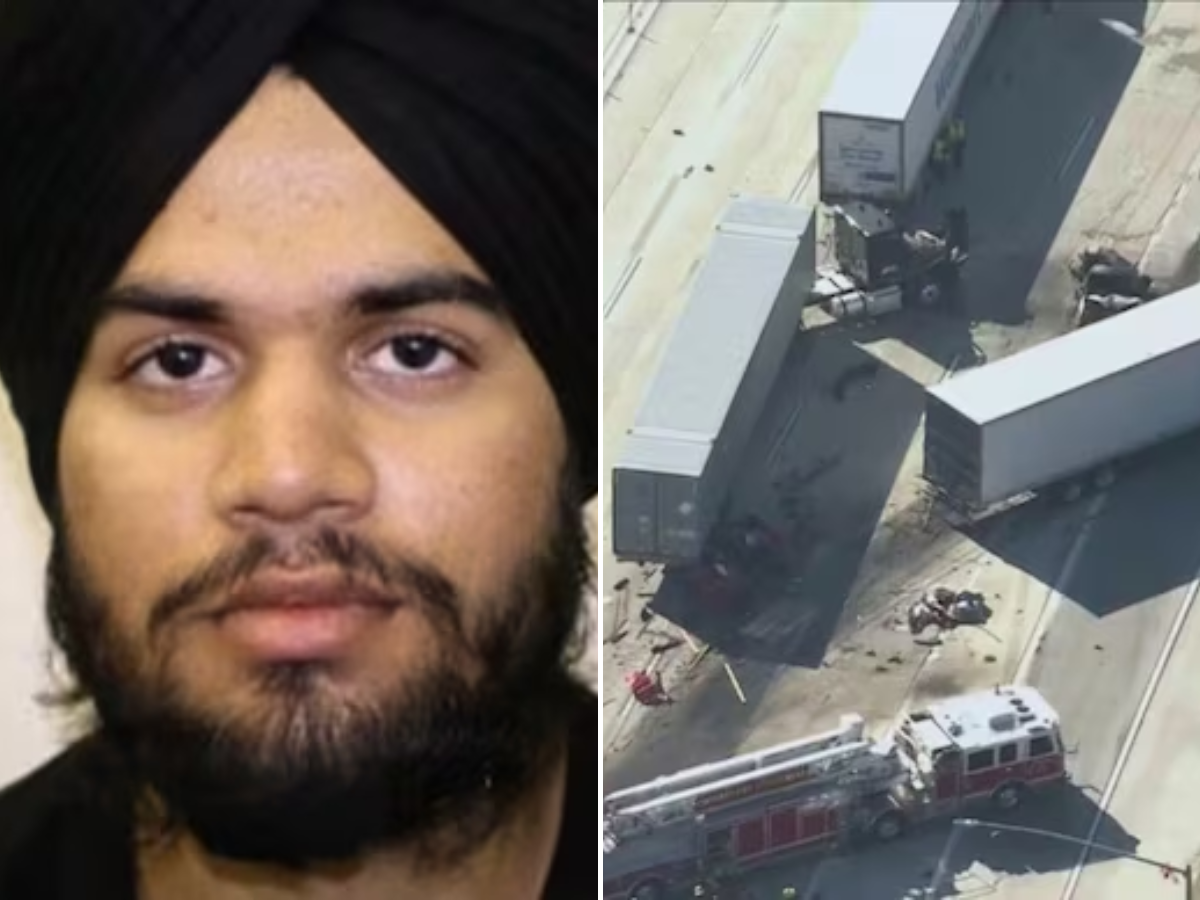 An Indian-origin truck driver has been arrested after a deadly collision in Ontario (PHOTO: X)