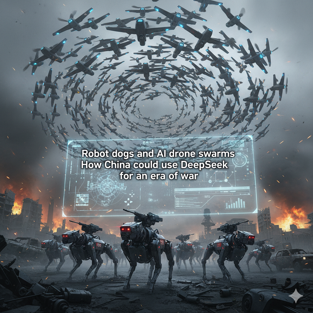 China uses DeepSeek AI to develop robot dogs and drone swarms for future warfare