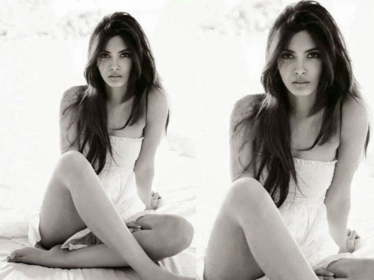 Diana Penty in Black & White Mini Dress