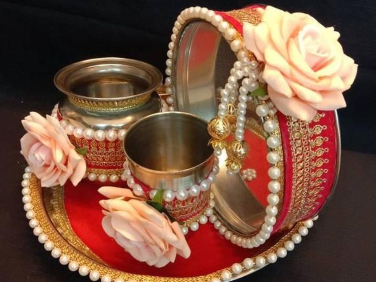 Floral Theme Thali
