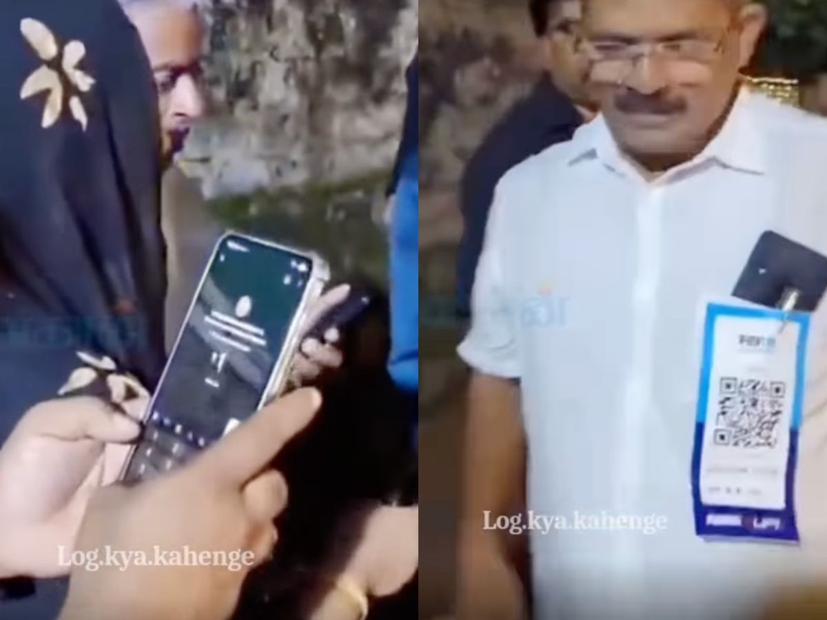 Kerala Man Wears QR Code On Shirt To Take Cash Gifts At Daughter’s Wedding; Internet Reacts