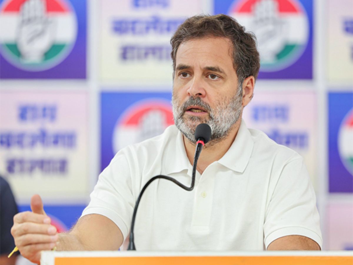 Rahul Gandhi hits out at NDA, alleges rich students get exam papers early.