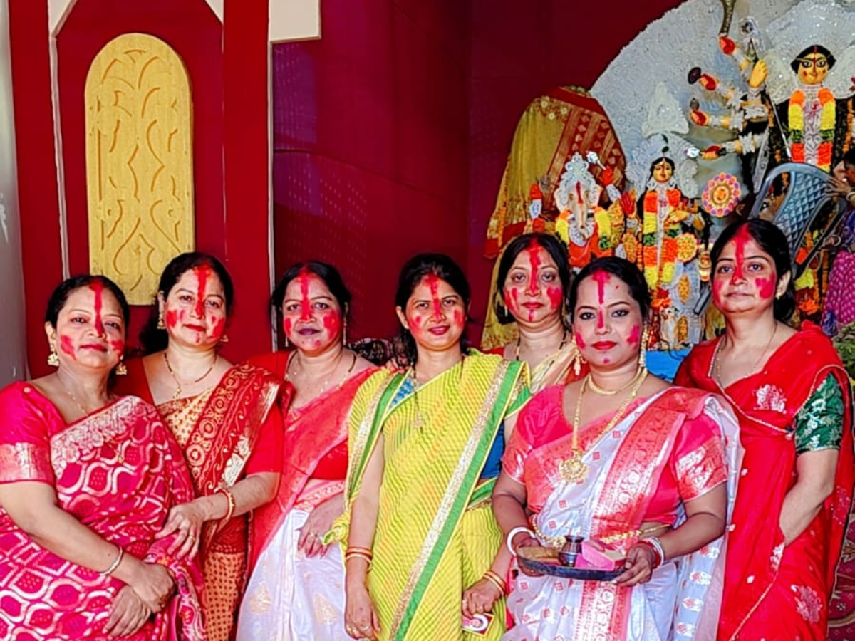 Sindoor Khela In Siliguri