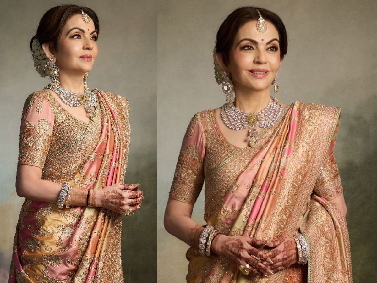Nita Ambani in Gold & Diamond Choker