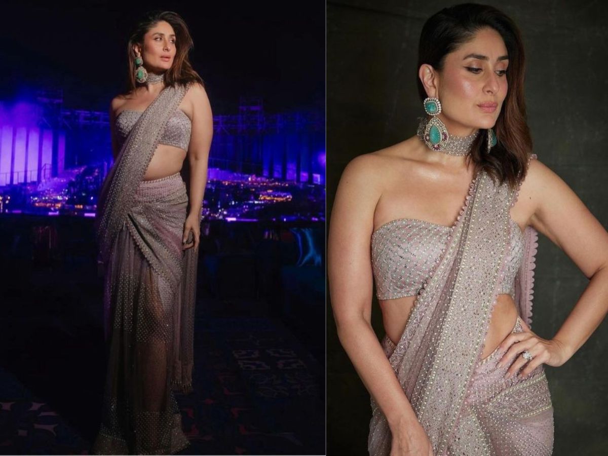 Kareena Kapoor in Shimmer Saree