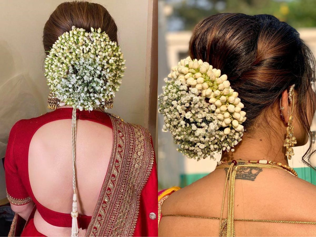 Floral Large Bun