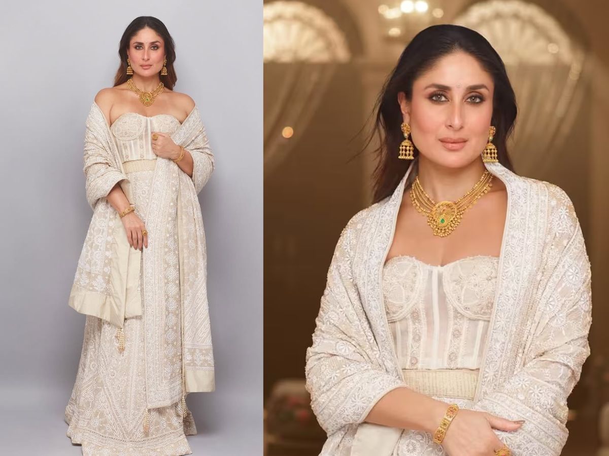 Kareena Kapoor in Ivory Corset