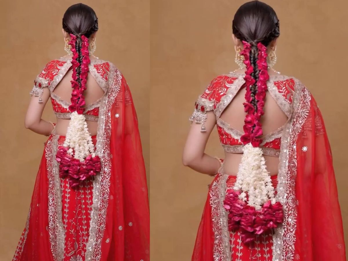 Full Floral Long Braid