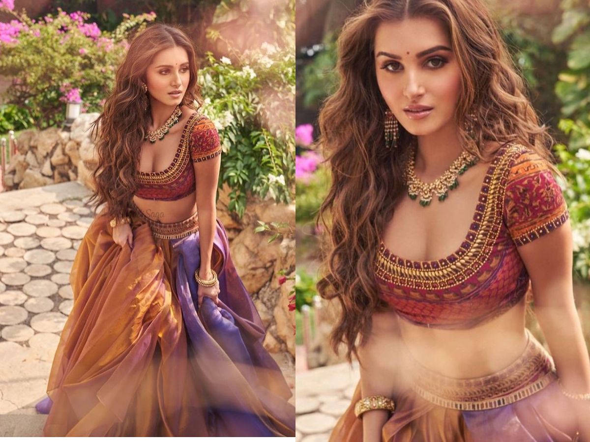 Tara Sutaria in Boho Lehenga