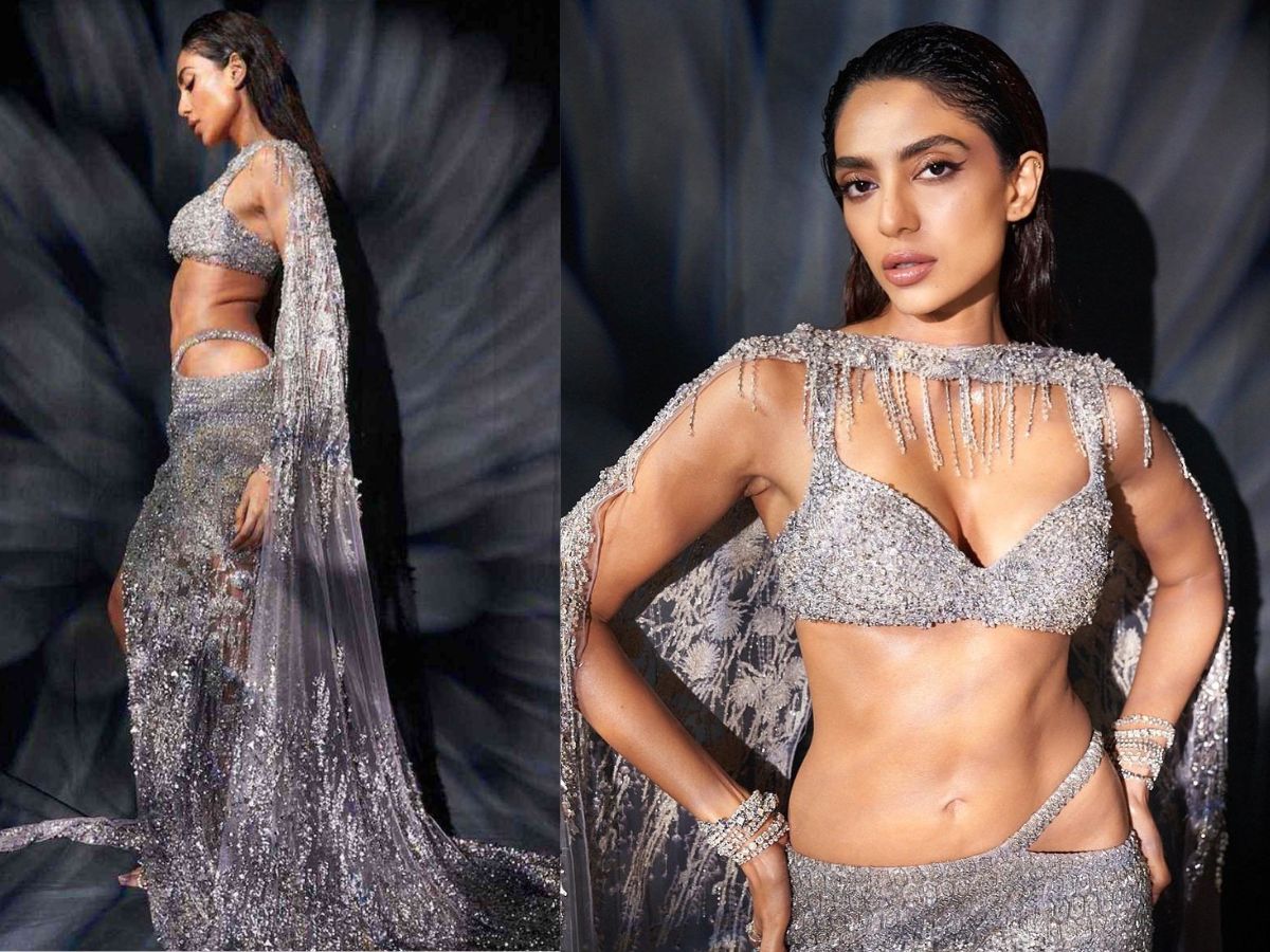 Sobhita Dhulipala in Silver Saree