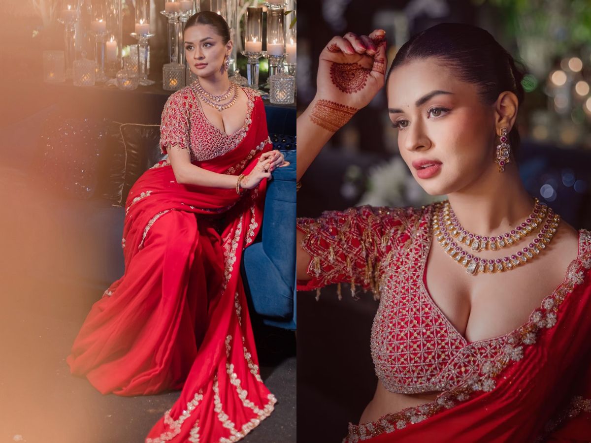 Avneet Kaur in Embellished Blouse