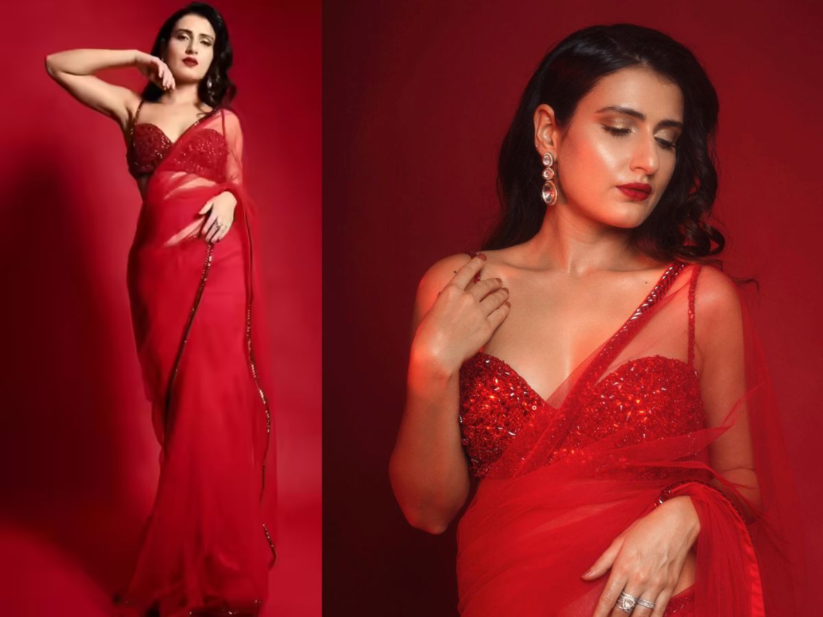 Fatima Sana Shaikh in Sleevless Blouse