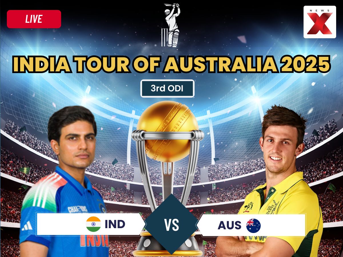 India vs Australia Live Cricket Score and Updates 3rd ODI. (Image Credit: News X)