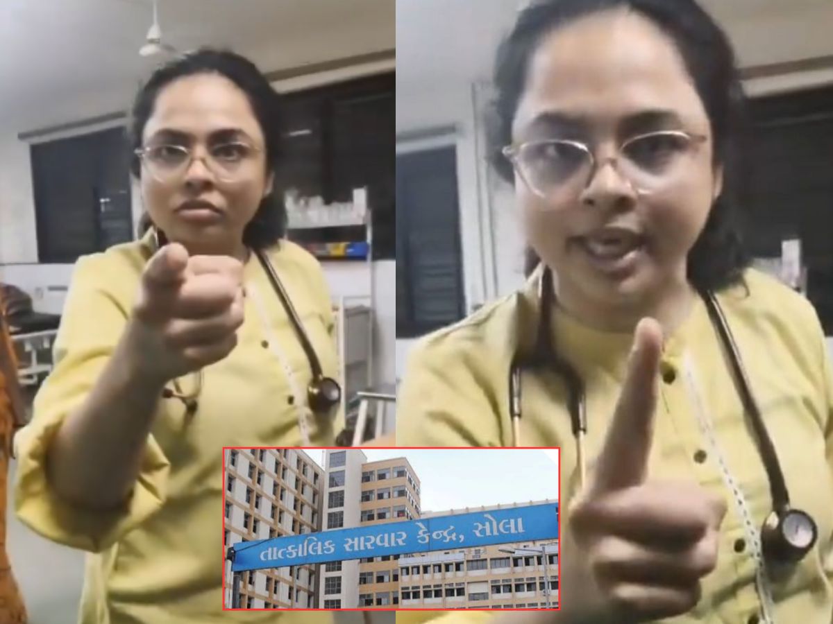 Viral Video From Sola Civil Hospital Shows Female Doctor Slapping Patient's Father, Declining Treatment For Child