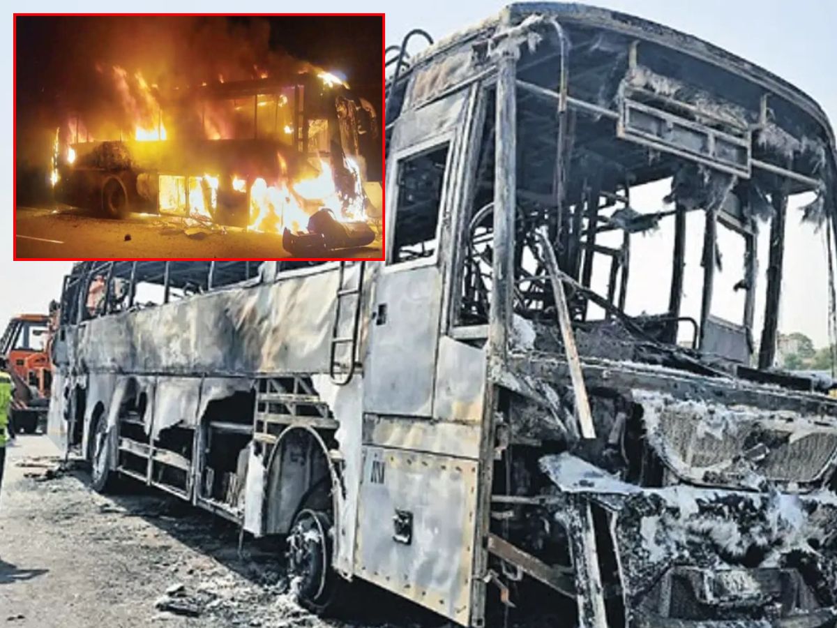 Shocking Visuals Captured On CCTV: Video Shows Two Bikers Buying Alcohol Before Deadly Kurnool Bus Crash