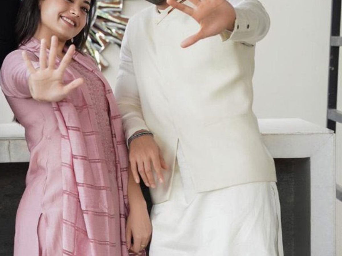 Vijay Deverakonda and Rashmika Mandanna Leading South Stars Engagement Sparks Social Media Frenzy