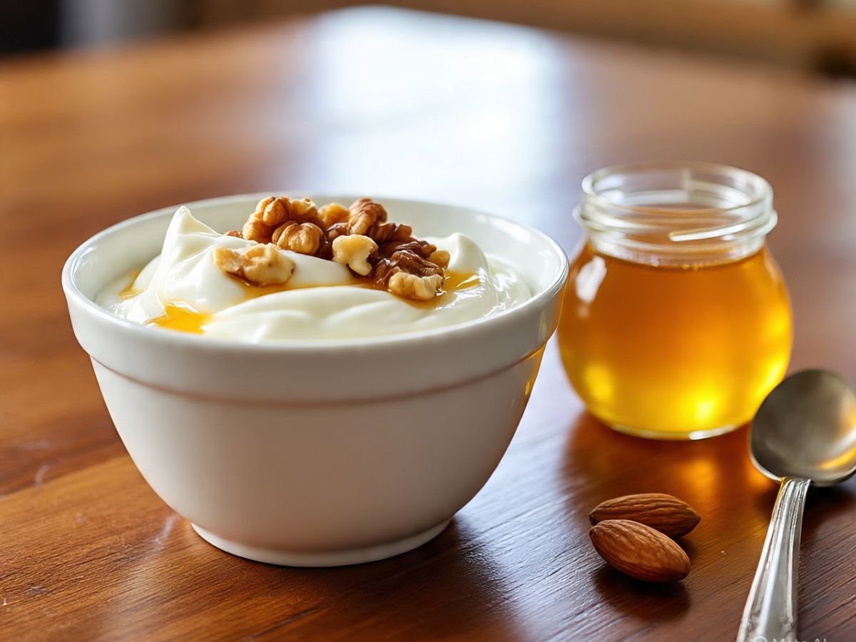 Greek Yogurt with Honey and Nuts