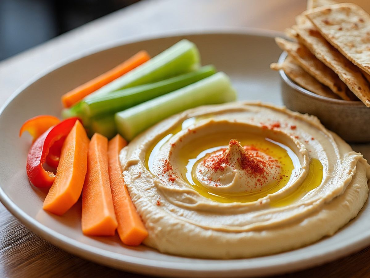 Hummus with Veggie Sticks
