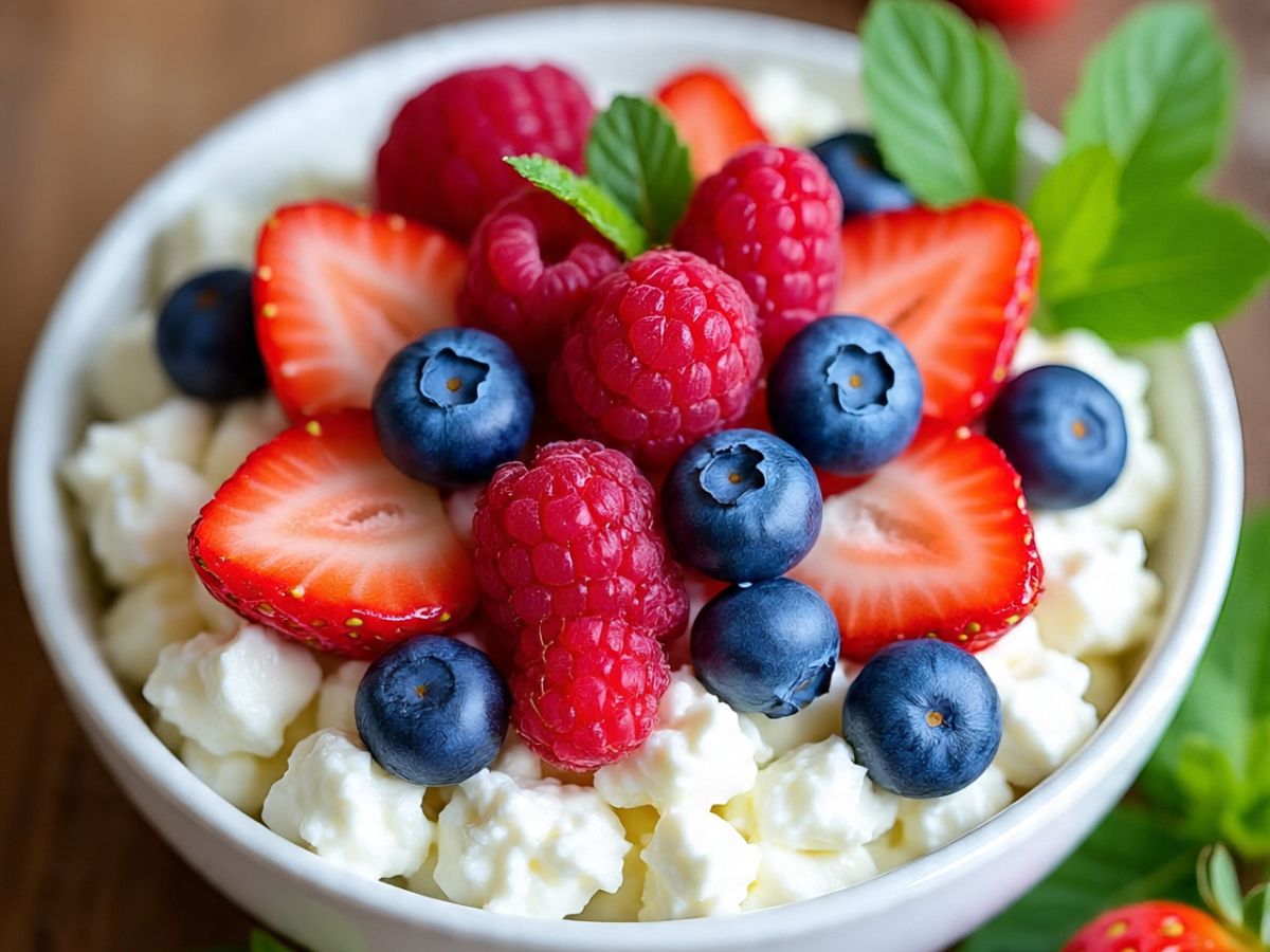 Cottage Cheese with Berries