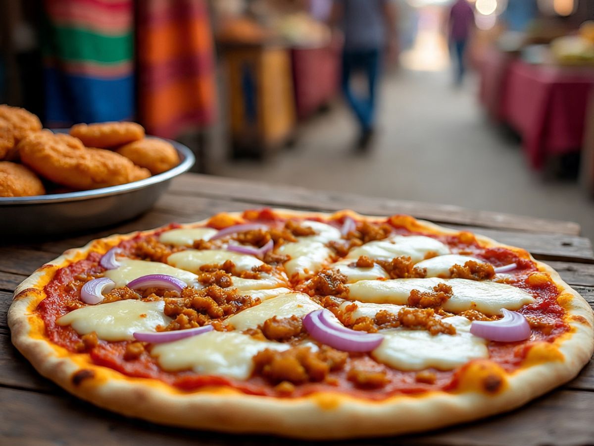Pav Bhaji Pizza