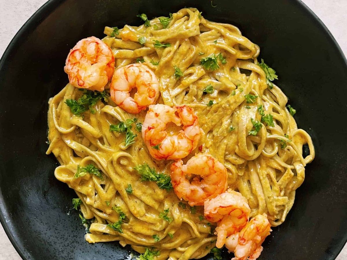 Curry Shrimp Linguine